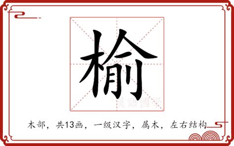 榆 意思|榆的意思，榆字的意思